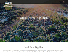 Tablet Screenshot of greenbrierfarms.com